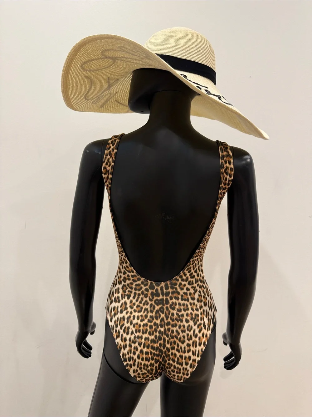 Roberto Cavalli Leopard One Piece Bodysuit Swimsuit S New Backless Beachwear - Picture 8 of 11